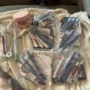 Assorted Dental Care Kit with Toothpaste and Toothbrushes
